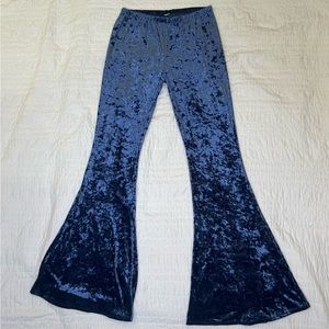 Blue Velvet Pants